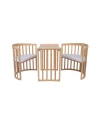 Ovale 7-in-1 babybed met matras - Natuurlijk | Waldin