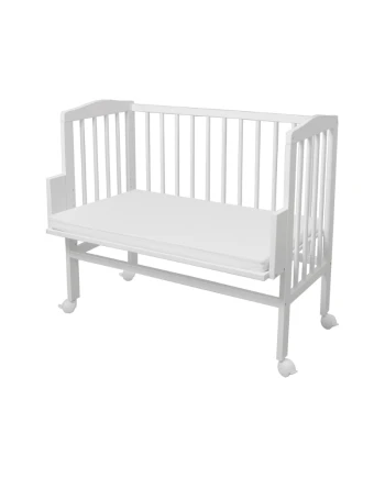 2 in 1 Kinderbed met matras - Wit | Waldin