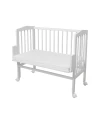 2 in 1 Kinderbed met matras - Wit | Waldin