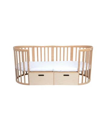 7in1 Bed uitbreiding - Natuurlijk | Waldin