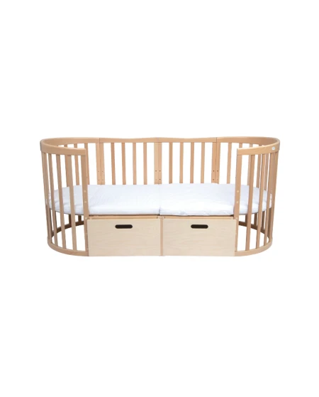 7in1 Bed uitbreiding - Natuurlijk | Waldin
