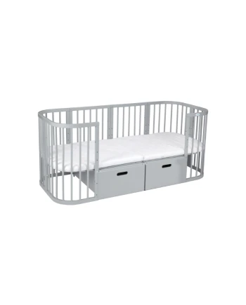 7in1 bed uitbreiding - Grijs | Waldin