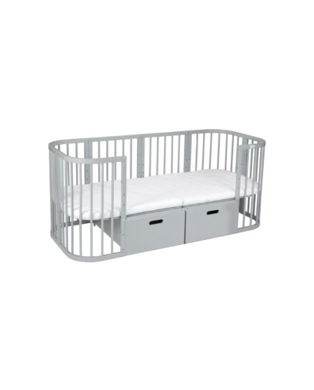 7in1 bed uitbreiding - Grijs | Waldin