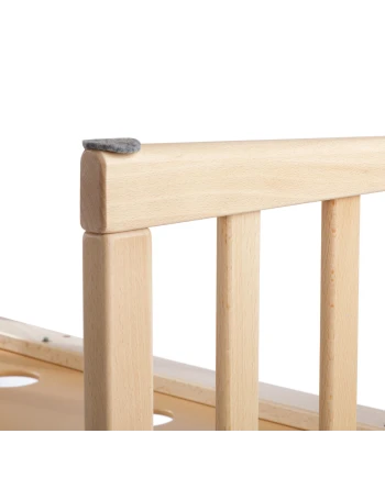 Ovale 7-in-1 babybed met matras - Natuurlijk | Waldin