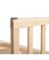 Ovale 7-in-1 babybed met matras - Natuurlijk | Waldin