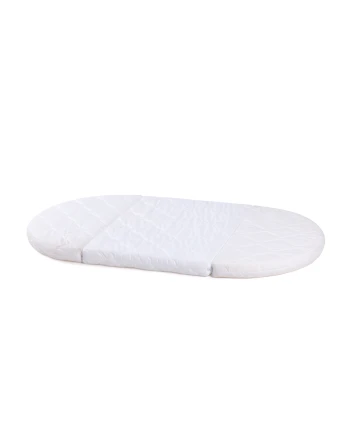 Ovale 7-in-1 babybed met matras - Wit | Waldin®