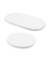 Set van katoenen hoeslakens voor ovale 7-in-1 babybedjes | Waldin