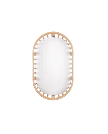 Set van katoenen hoeslakens voor ovale 7-in-1 babybedjes | Waldin