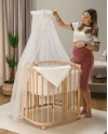 Set van katoenen hoeslakens voor 7-in-1 babybedjes