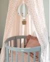 Ovale 7-in-1 babybed met matras - Grijs | Waldin®