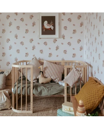 7in1 babybed met matras - Natuurlijk | Waldin