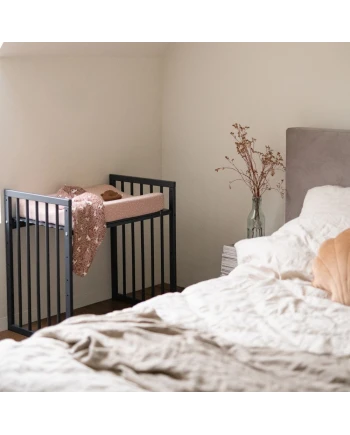 7-in-1 babybed met matras - Grafiet | Waldin