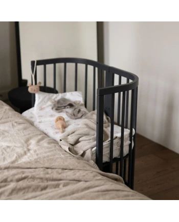 7-in-1 babybed met matras - Grafiet | Waldin
