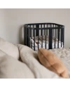 7-in-1 babybed met matras - Grafiet | Waldin