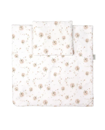 Baby wikkeldeken 75x75 – 2in1 dekbed en kussen | Waldin