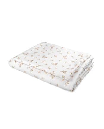 Junior beddengoedset 90x120 – Bruine bladeren | Waldin