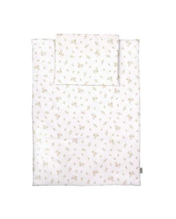 Junior beddengoedset 90x120 – Bruine bladeren | Waldin