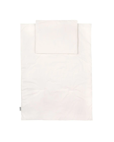 Junior beddengoedset 90x120 – Ecru Basic | Waldin