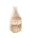 Tule wieghemel Champagne + hemelstandaard
