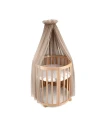 Tule wieghemel Taupe + hemelstandaard