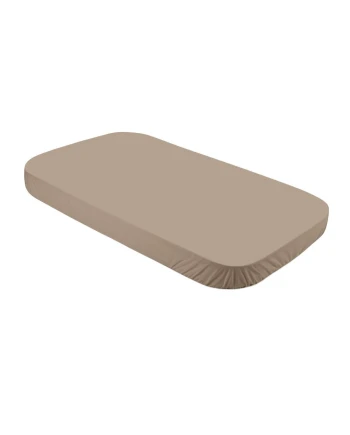 Katoenen hoeslaken 123x73 cm – Taupe 7-in-1 babybedje | Waldin
