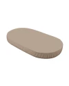 Katoenen hoeslaken 123x73 cm – Ovaal Taupe