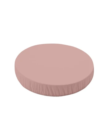 Katoenen hoeslaken 73x73 cm – Ovaal Roze 7-in-1 babybedje WALDIN