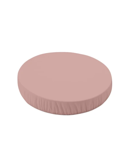 Katoenen hoeslaken 73x73 cm – Ovaal Roze 7-in-1 babybedje WALDIN