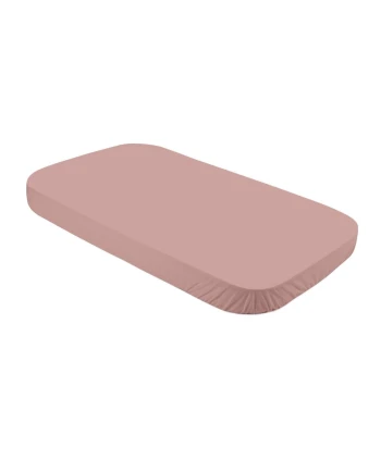 Katoenen hoeslaken 123x73 cm – Roze 7-in-1 babybedje | Waldin