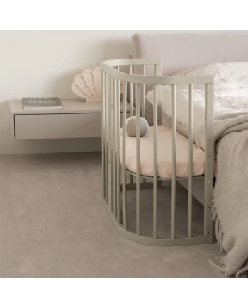 7-in-1 babybed met matras - Olijfgroen
