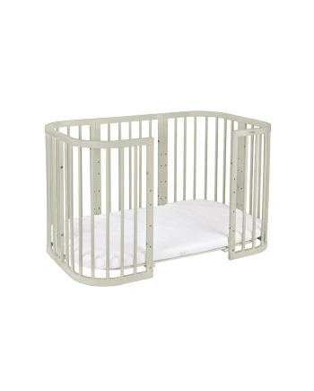 7-in-1 babybed met matras - Olijfgroen