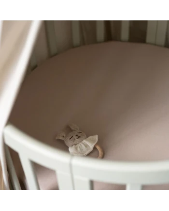 Katoenen hoeslaken 73x73 cm – Ovaal 7-in-1 babybedje WALDIN