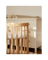 Ovale 7-in-1 babybed met matras - Natuurlijk | Waldin