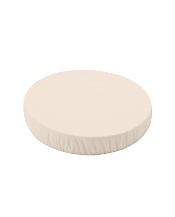 Katoenen hoeslaken 73x73 cm – Ovaal 7-in-1 babybedje Beige Waldin