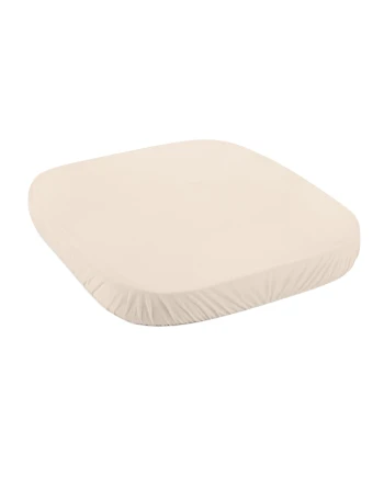 Katoenen hoeslaken 73x73 cm – Beige 7-in-1 babybedje WALDIN