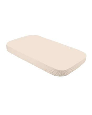 Katoenen hoeslaken 123x73 cm – Beige 7-in-1 babybedje | Waldin