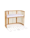 5in1 kinderbed met matras en wiegoptie - Naturel