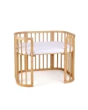 5in1 kinderbed met matras en wiegoptie - Naturel