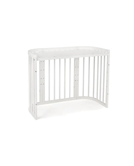 5in1 kinderbed met matras en wiegoptie - Wit | Waldin