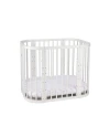 Wit 5-in-1 babybedje met wieg | Waldin