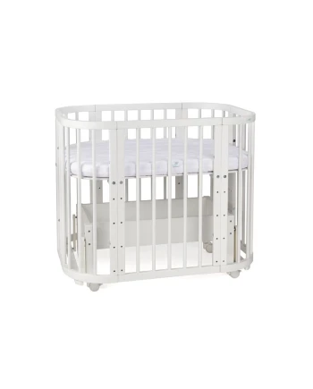 5in1 kinderbed met matras en wiegoptie - Wit | Waldin