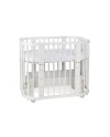 5in1 kinderbed met matras en wiegoptie - Wit | Waldin