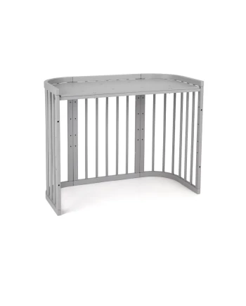 5in1 kinderbed met matras en wiegoptie - Grijs | Waldin