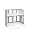 5in1 kinderbed met matras en wiegoptie - Grijs | Waldin