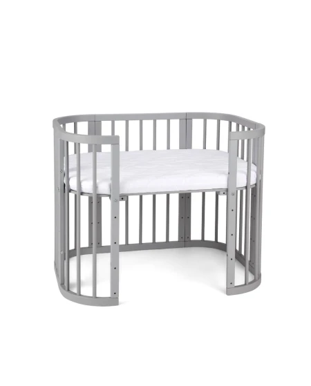 5in1 kinderbed met matras en wiegoptie - Grijs | Waldin