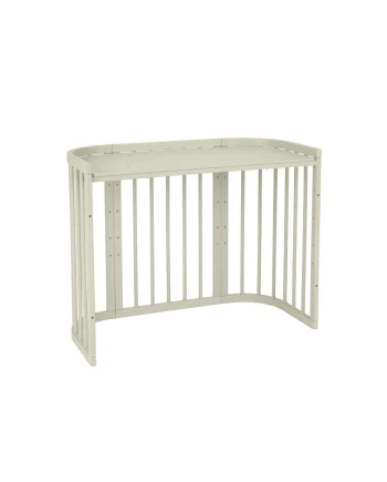 5in1 kinderbed met matras en wiegoptie - Olijf | Waldin