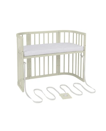 5in1 kinderbed met matras en wiegoptie - Olijf | Waldin