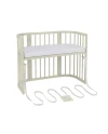 5in1 kinderbed met matras en wiegoptie - Olijf | Waldin