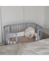 5in1 kinderbed met matras en wiegoptie - Grijs | Waldin