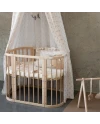 5in1 kinderbed met matras en wiegoptie - Naturel